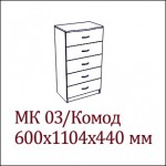МК-03 Комод +5 950.00 Р.